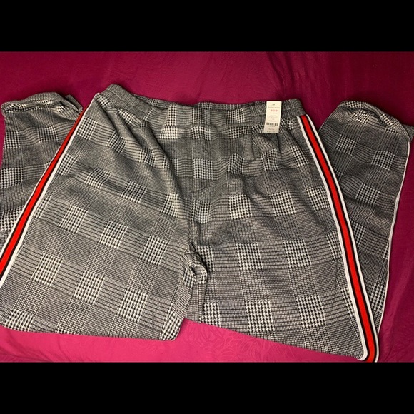 Stretchy Plaid Dress Pants - Picture 1 of 4